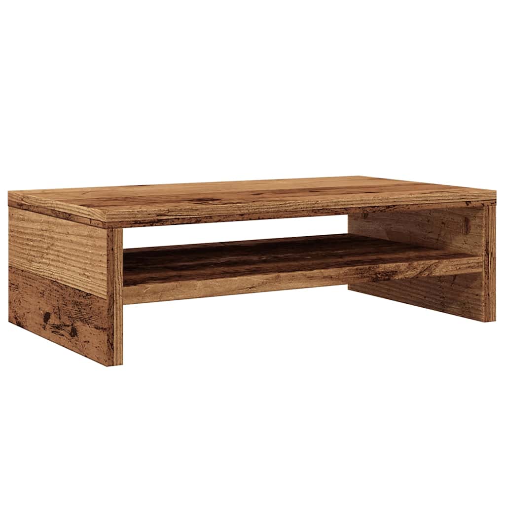 Monitora statīvs Old Wood 42x24x13 cm, inženierijas koksne