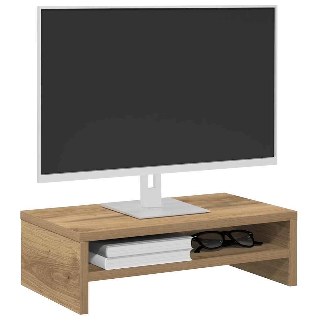 monitoriaus stovas Artisan Oak 42x24x13 cm Engineered Wood