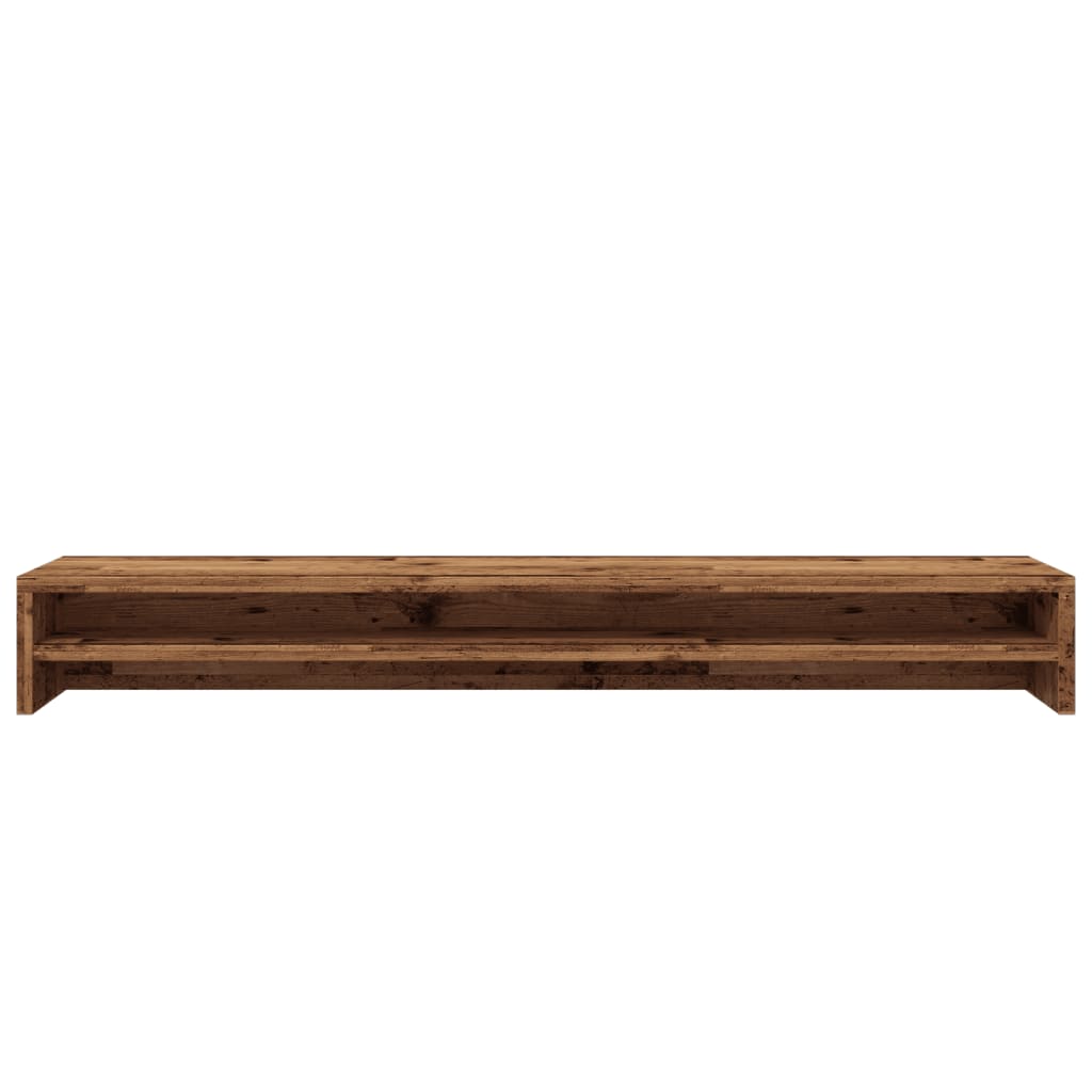 Monitor stand, reclaimed wood, 100x24x13 cm, particle board