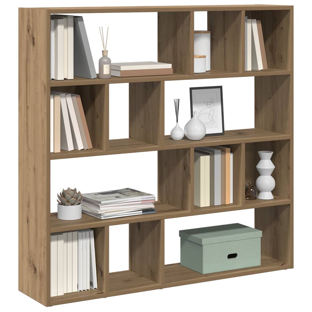 Bookcase/Room Divider Artisan Oak 105x24x102 cm