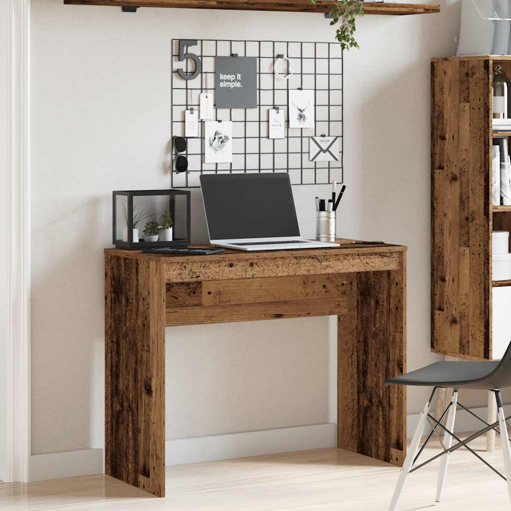 Rašomasis stalas Old Wood 90x40x72 cm Engineered Wood
