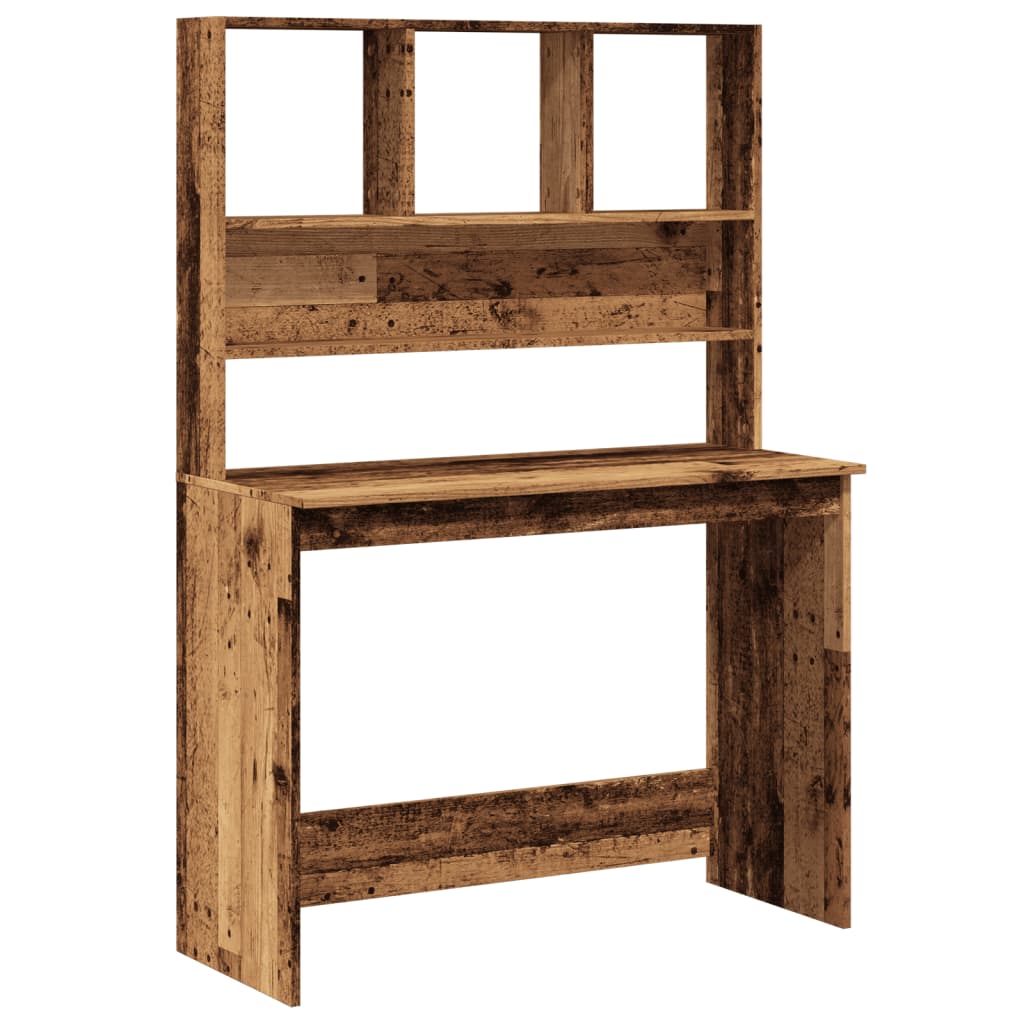 Rakstāmgalds ar plauktiem, koka, 102x45x148cm, koks