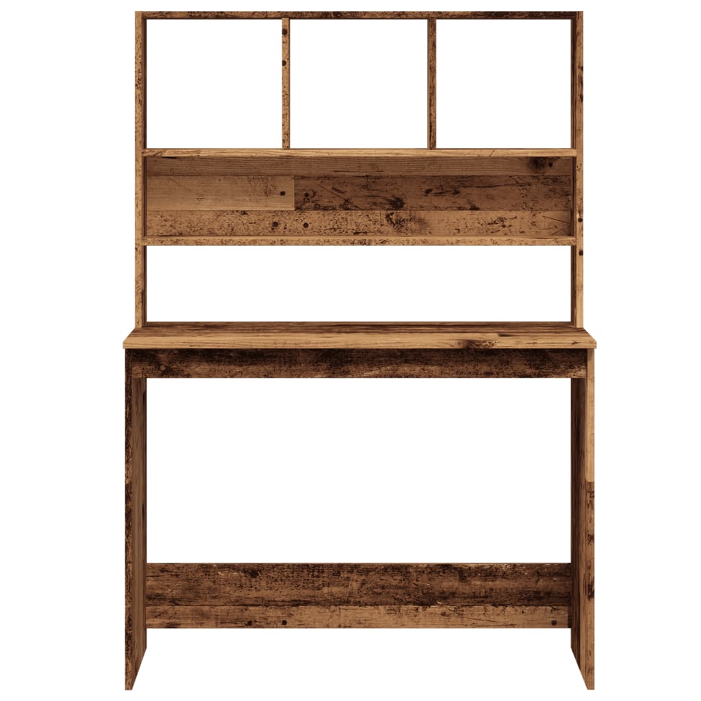 Rakstāmgalds ar plauktiem, koka, 102x45x148cm, koks