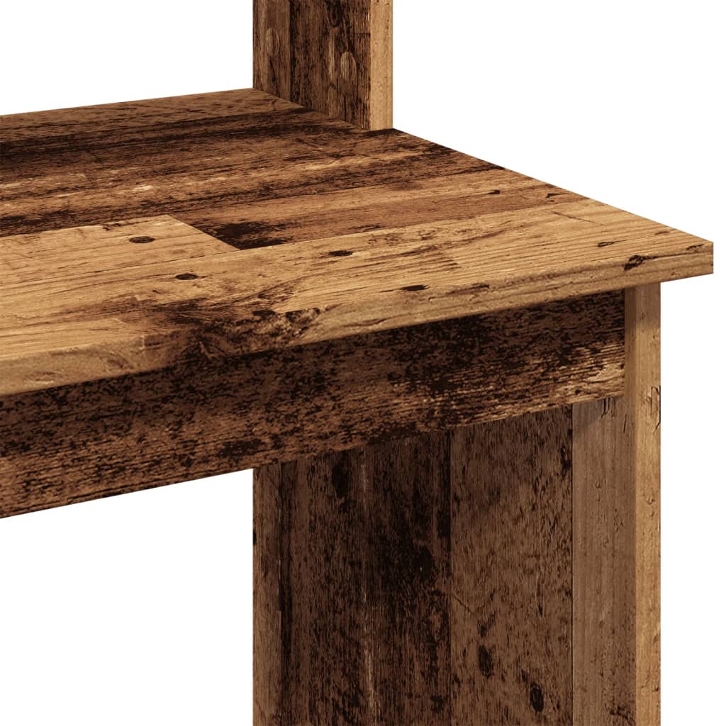 Rakstāmgalds ar plauktiem, koka, 102x45x148cm, koks