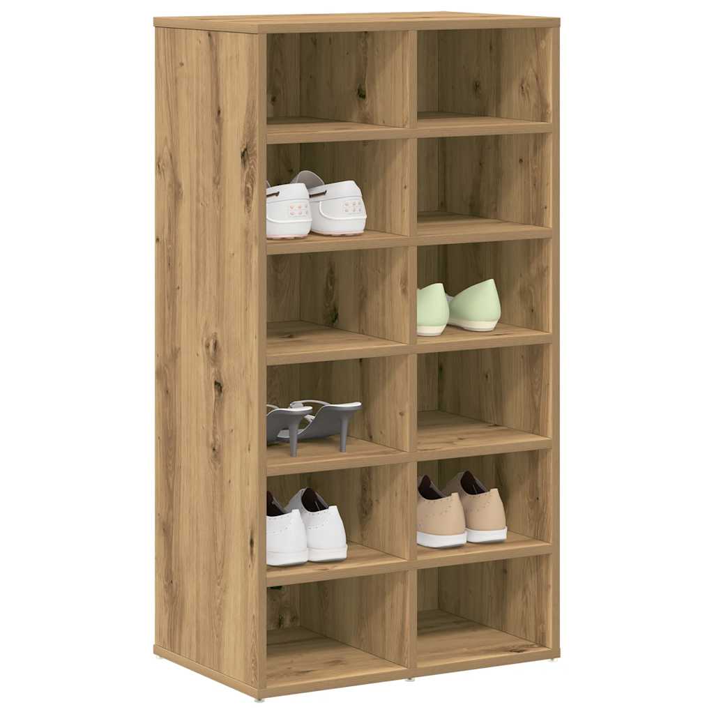 Shoe rack, artisan, 54x34x100.5cm, wood
