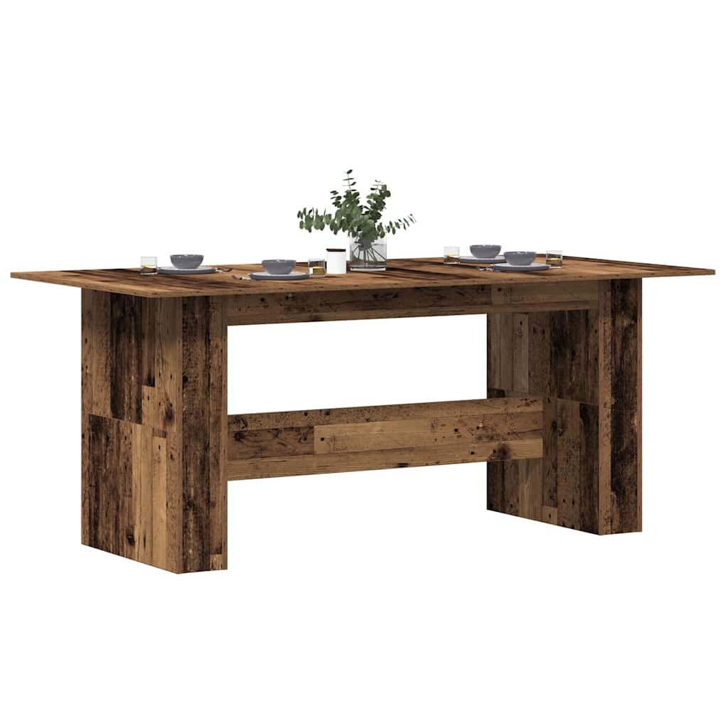 Valgomojo stalas Senas medis 180x90x76 cm Inžinierinė mediena