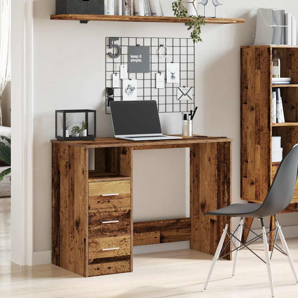 Rakstāmgalds Old Wood 102x76x50 cm Inženierijas koksne