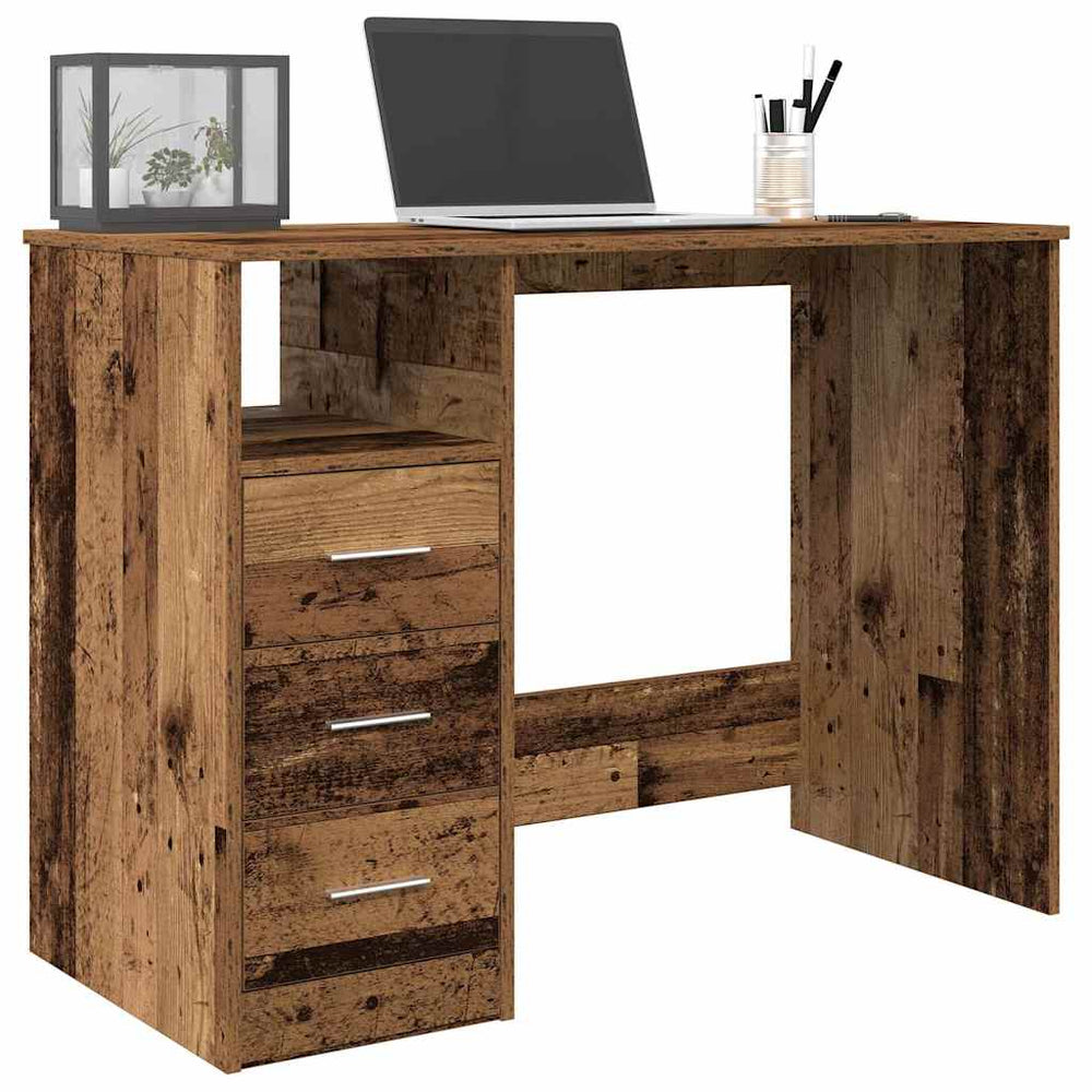Rašomasis stalas Old Wood 102x76x50 cm Inžinierinė mediena