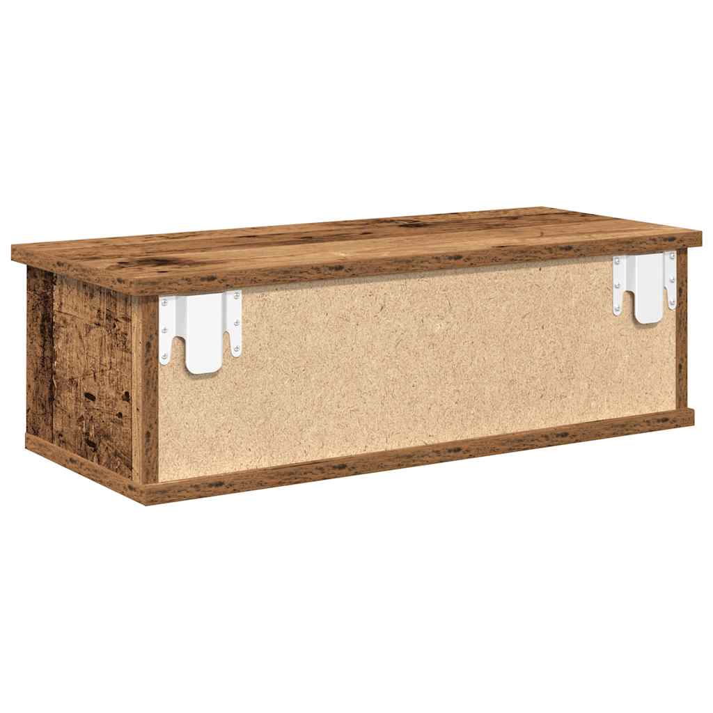 Sienas skapis Old Wood 60x26x18,5 cm, inženierijas koksne