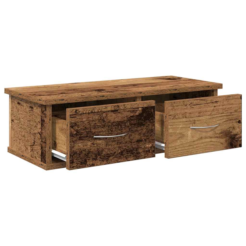 Sienas skapis Old Wood 60x26x18,5 cm, inženierijas koksne