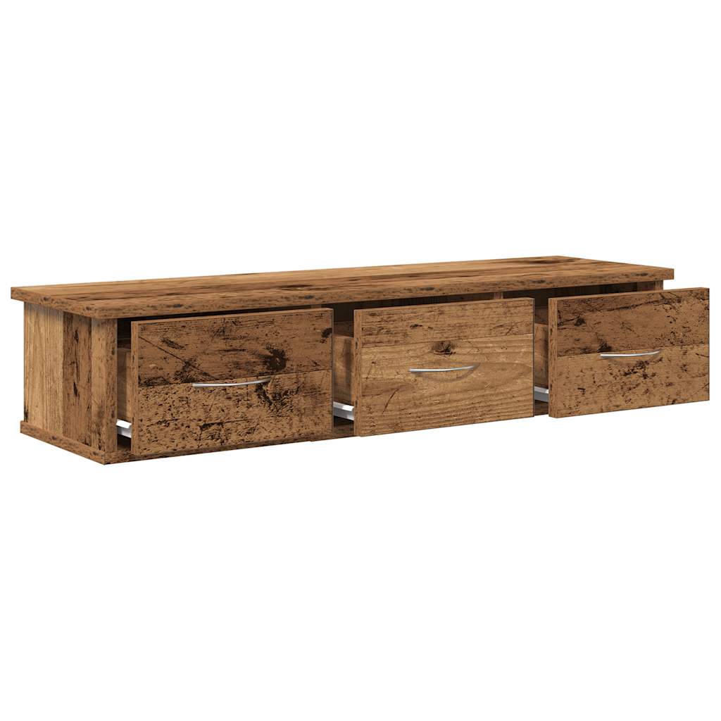 Sieninė Spinta Old Wood 88x26x18,5 cm Inžinierinė mediena