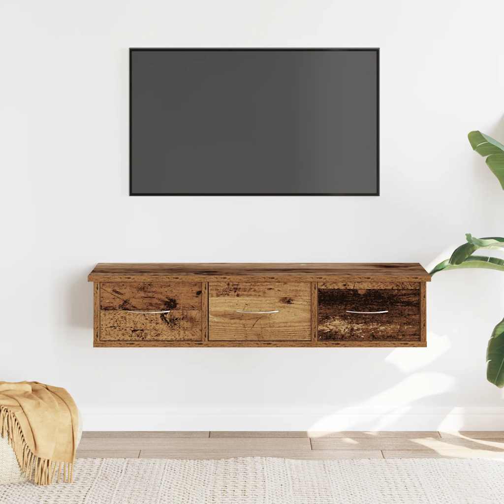 Sieninė Spinta Old Wood 88x26x18,5 cm Inžinierinė mediena