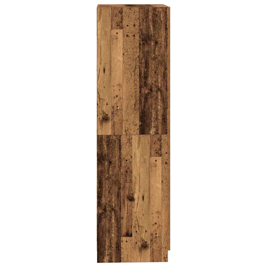 Skapis Old Wood 80x52x180 cm Inženierijas koks