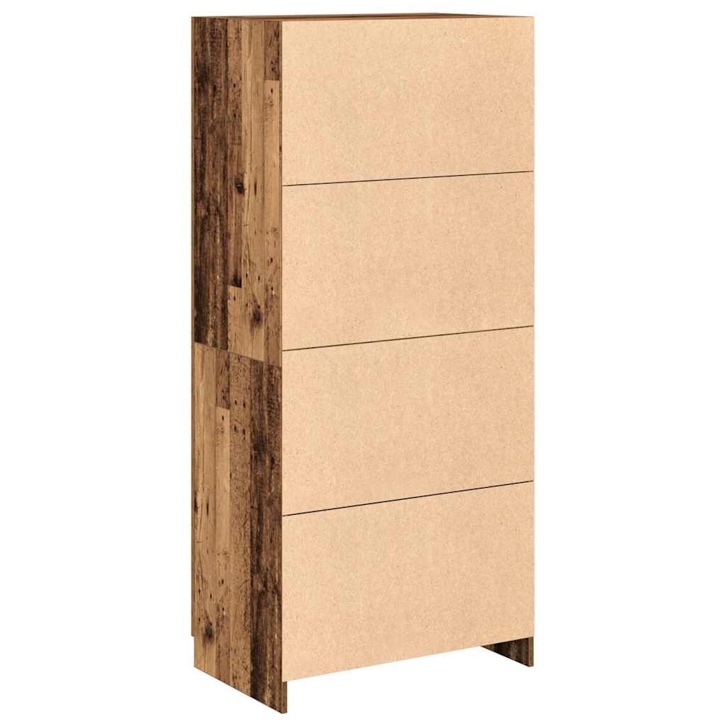 Spinta Old Wood 90x52x200 cm Engineered Wood