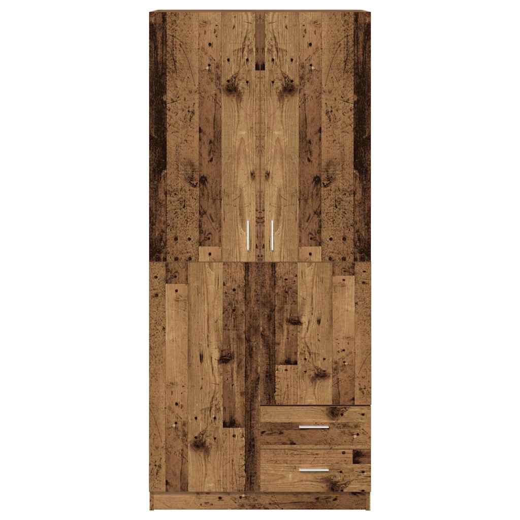 Spinta Old Wood 80x52x180 cm Engineered Wood