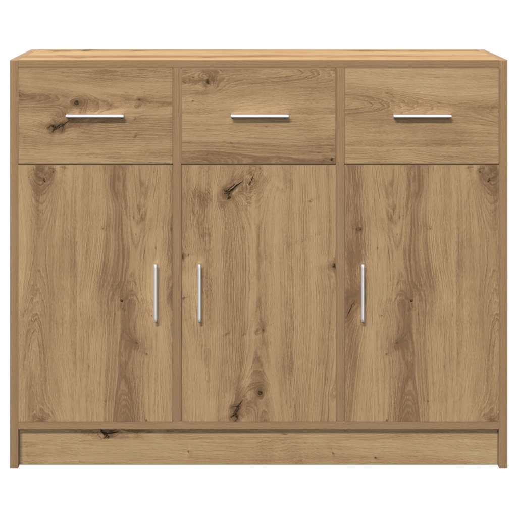 Sideboard Artisan oak 91x28x75 cm engineered wood