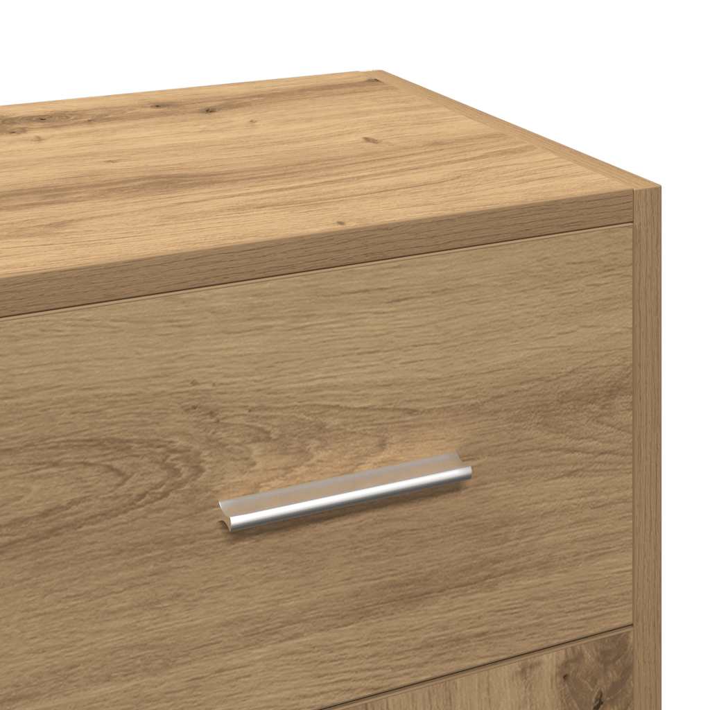 Sideboard Artisan oak 91x28x75 cm engineered wood