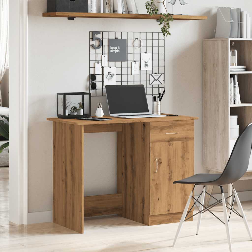Desk, artisan, 100x50x76cm, treated wood