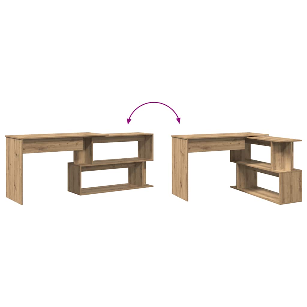 Corner desk, artisan, 200.5x50x76cm, wood
