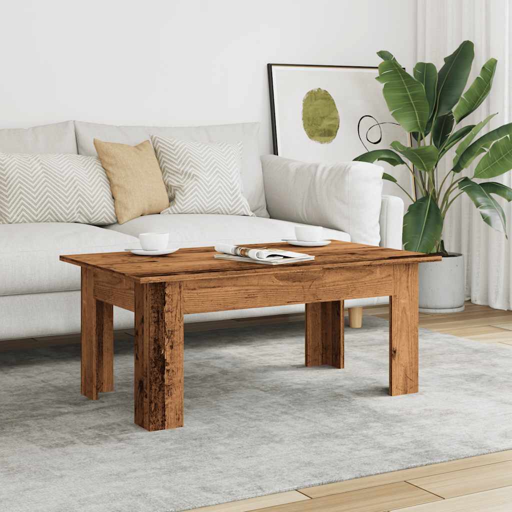 Kavos staliukas Old Wood 100x60x42 cm Inžinierinė mediena