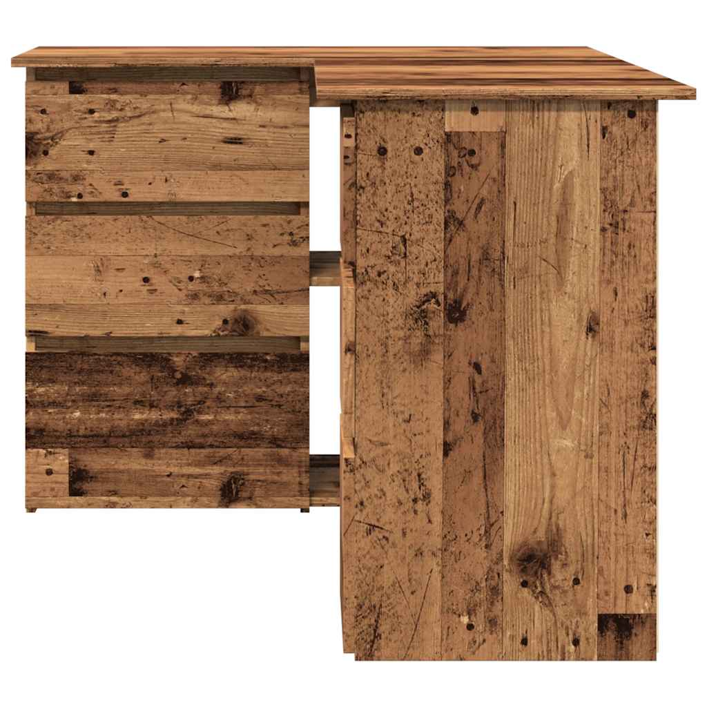 Corner desk Old wood 145x100x76 cm