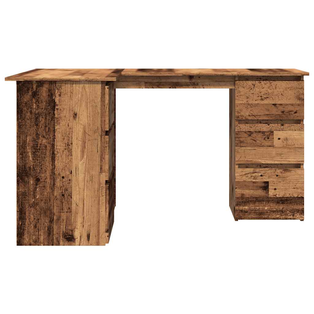 Corner desk Old wood 145x100x76 cm