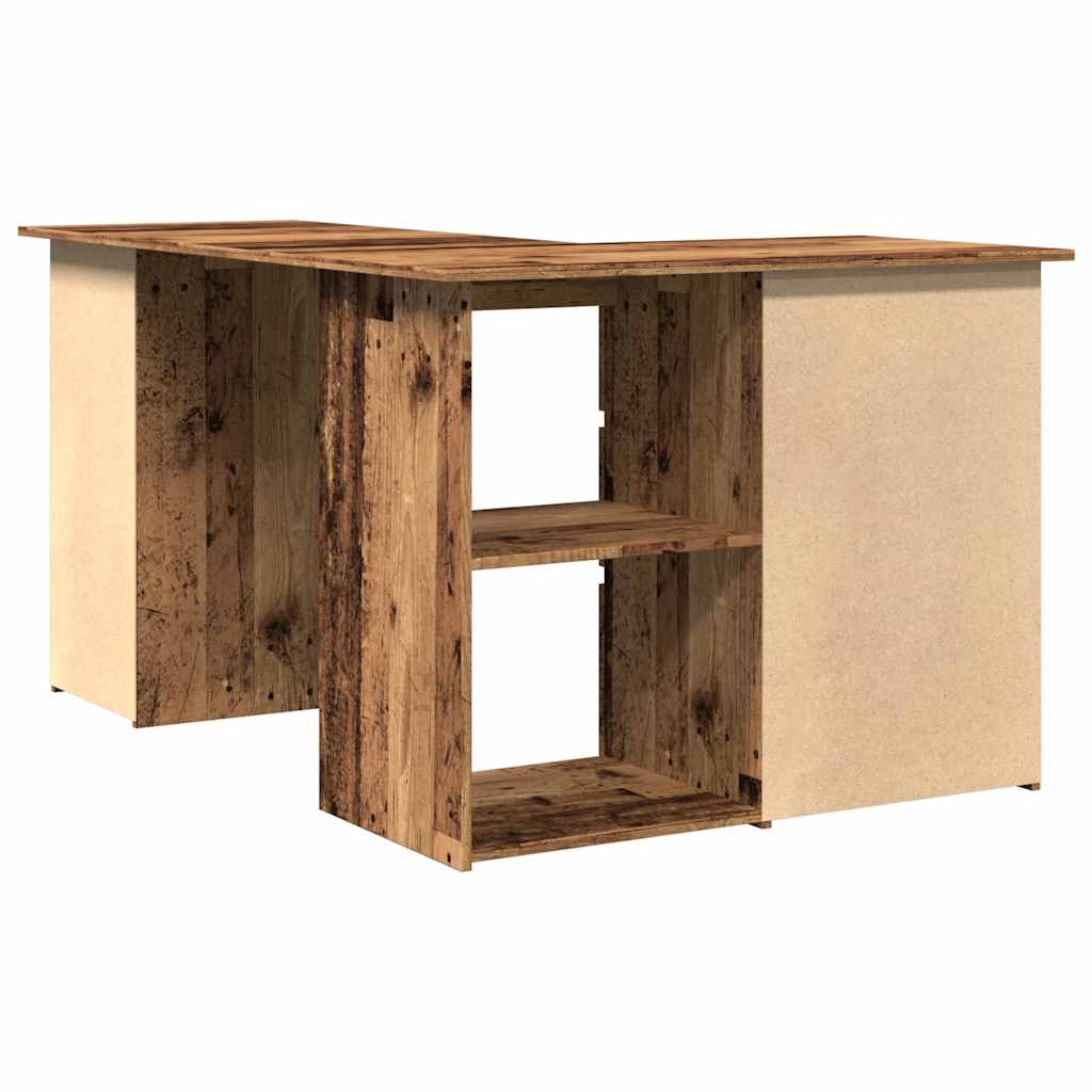 Corner desk Old wood 145x100x76 cm