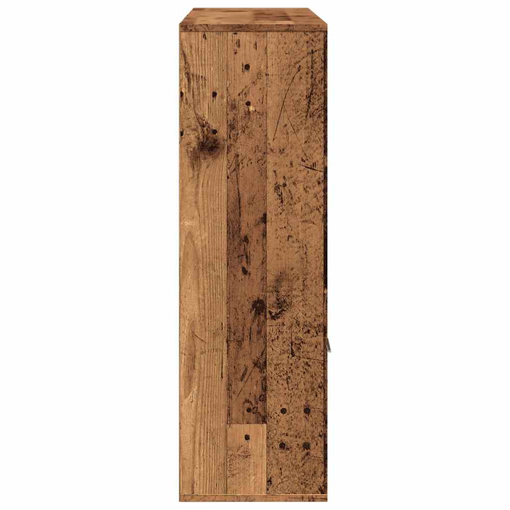 Grāmatu skapis, koka, 98x29x97,5cm, apstrādāta koksne