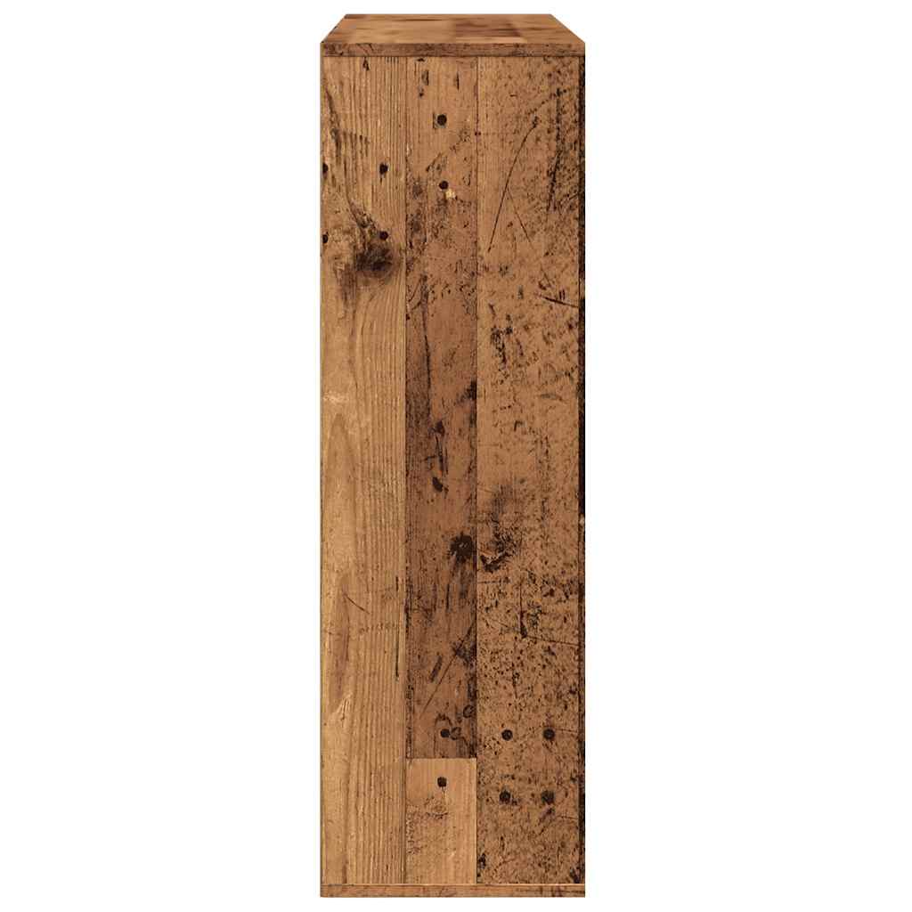 Grāmatu plaukts, antīka koka apdare, 98x29x97,5cm