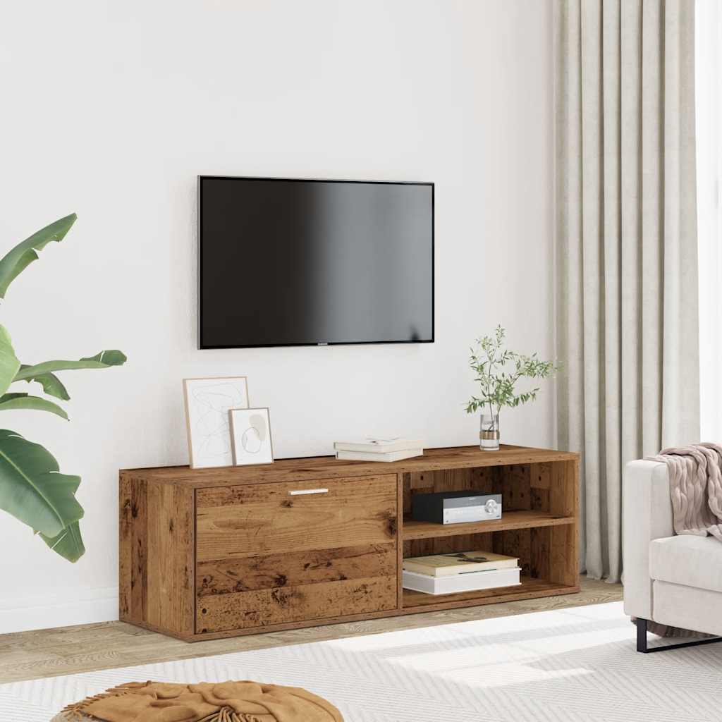 televizoriaus spintelė Old Wood 120x34x37 cm Engineered Wood