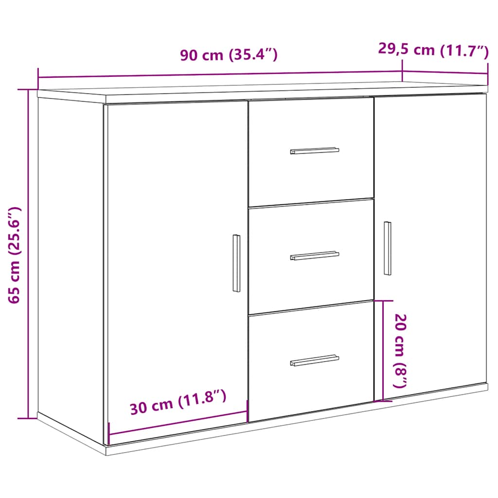 indauja Sena mediena 90x29,5x65 cm Inžinerinė mediena