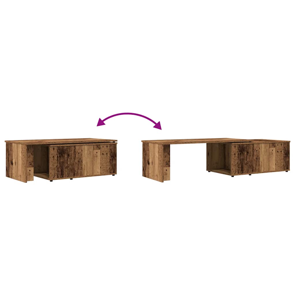 Kavos staliukas Old Wood 150x50x35 cm Inžinierinė mediena