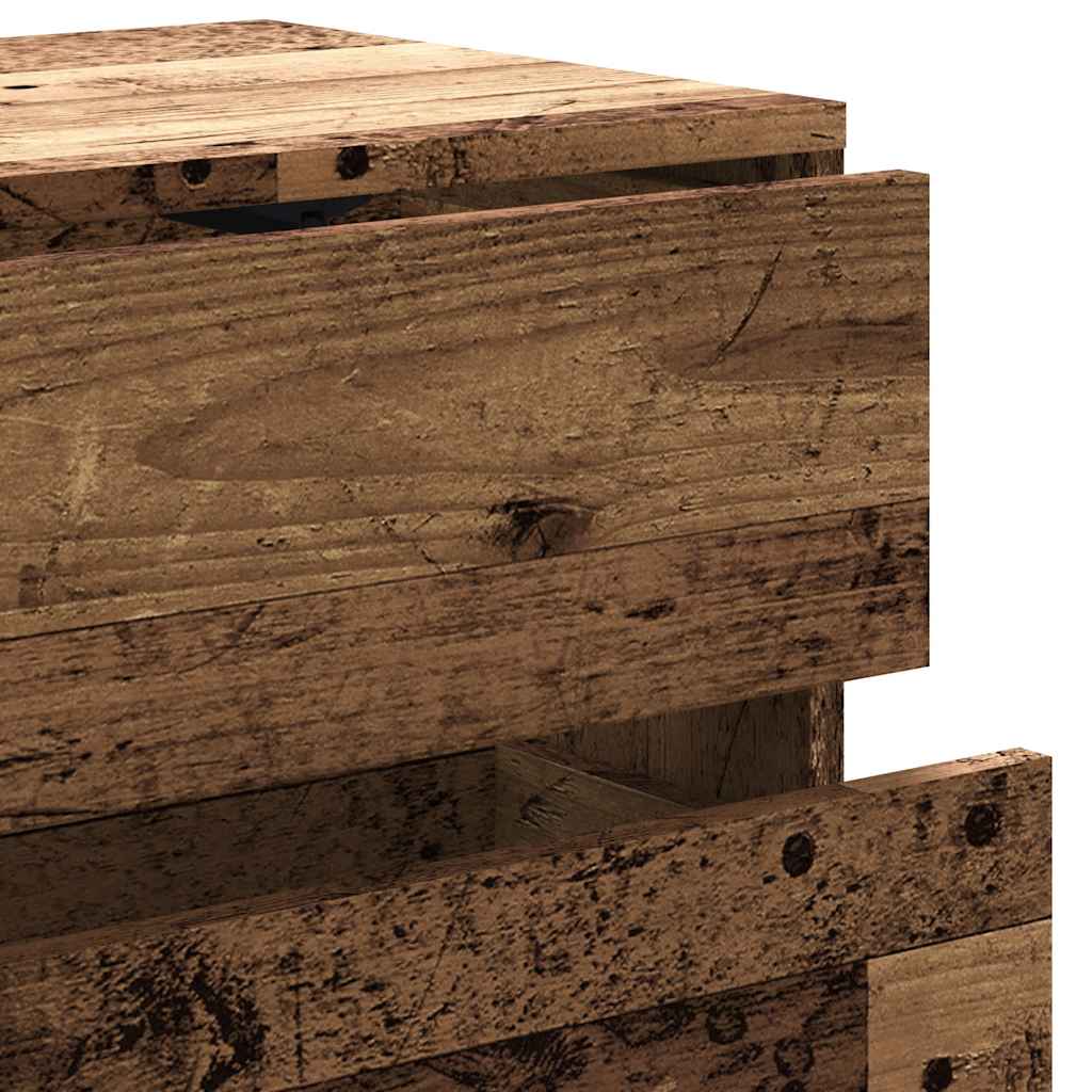 televizoriaus spintelė Old Wood 80x34x35,5 cm Engineered Wood