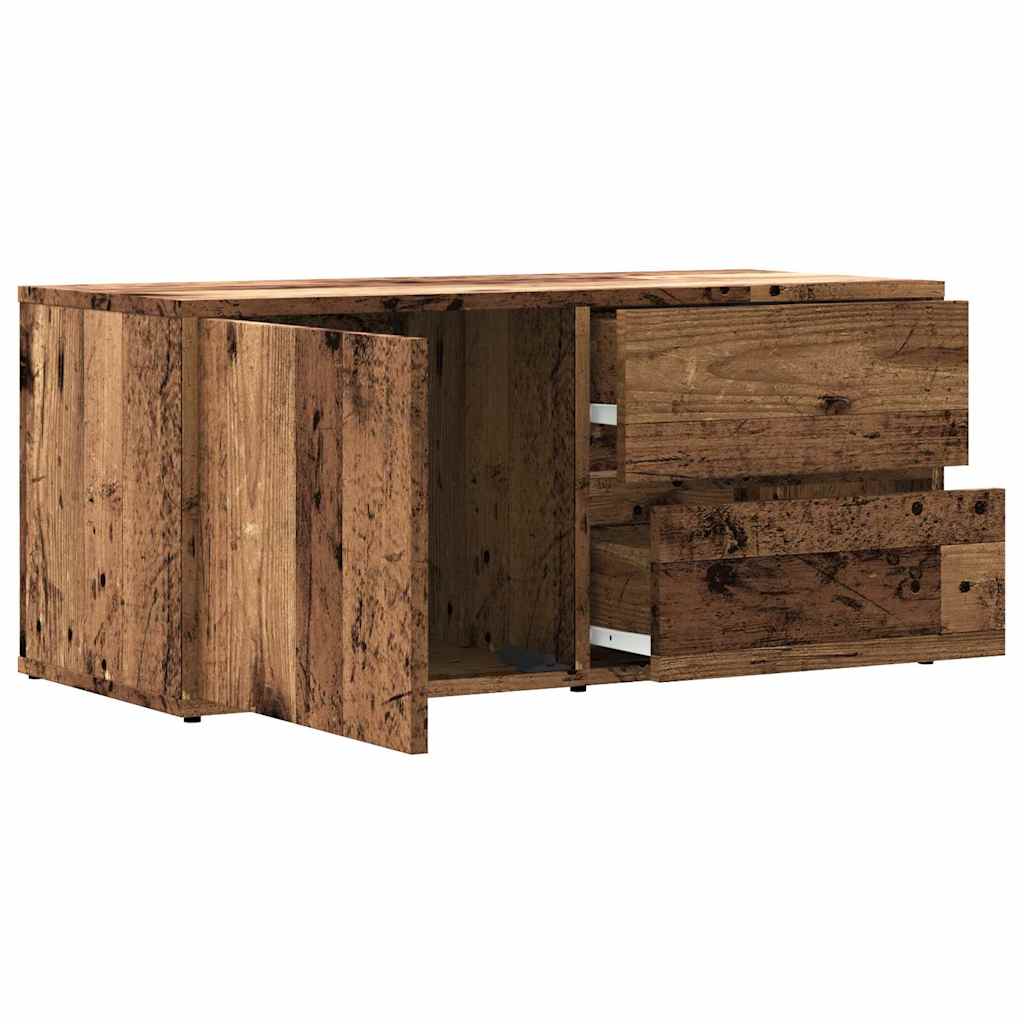 televizoriaus spintelė Old Wood 80x34x35,5 cm Engineered Wood