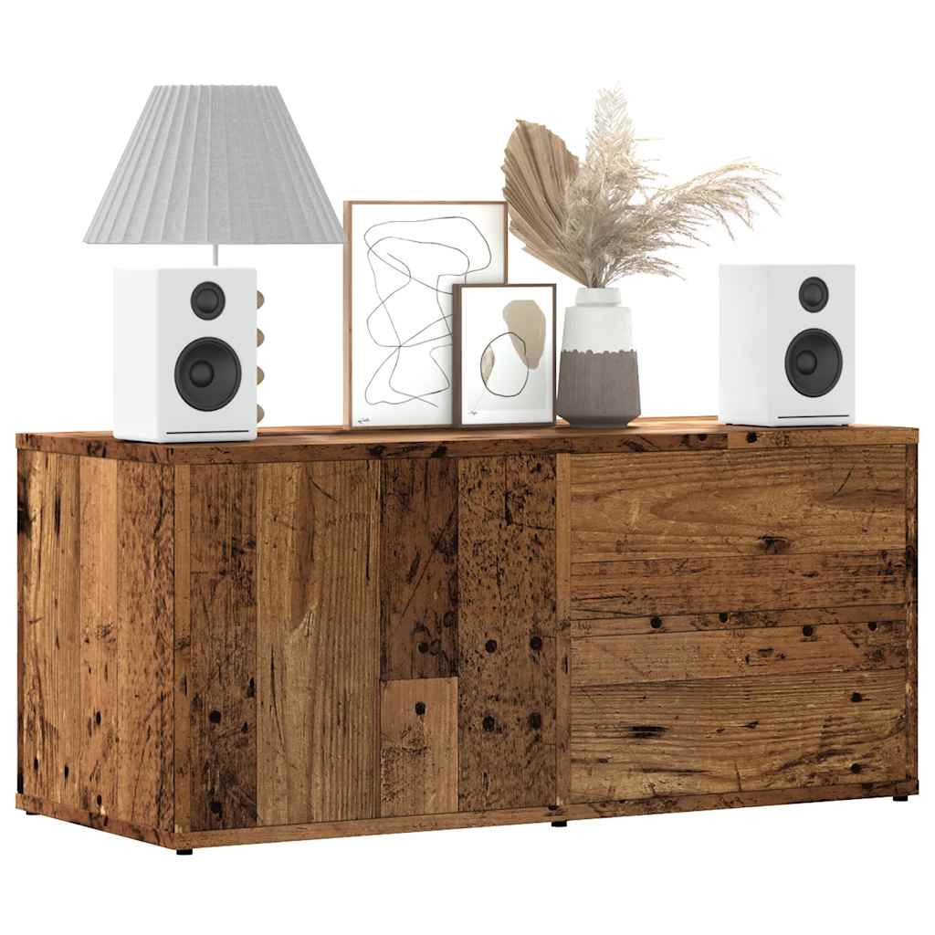 televizoriaus spintelė Old Wood 80x34x35,5 cm Engineered Wood