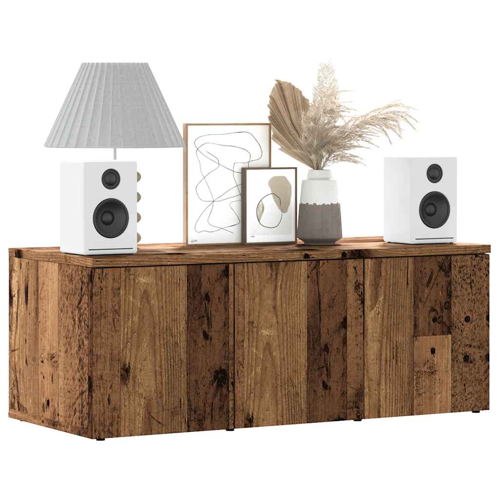 televizoriaus spintelė Old Wood 80x34x30 cm Engineered Wood