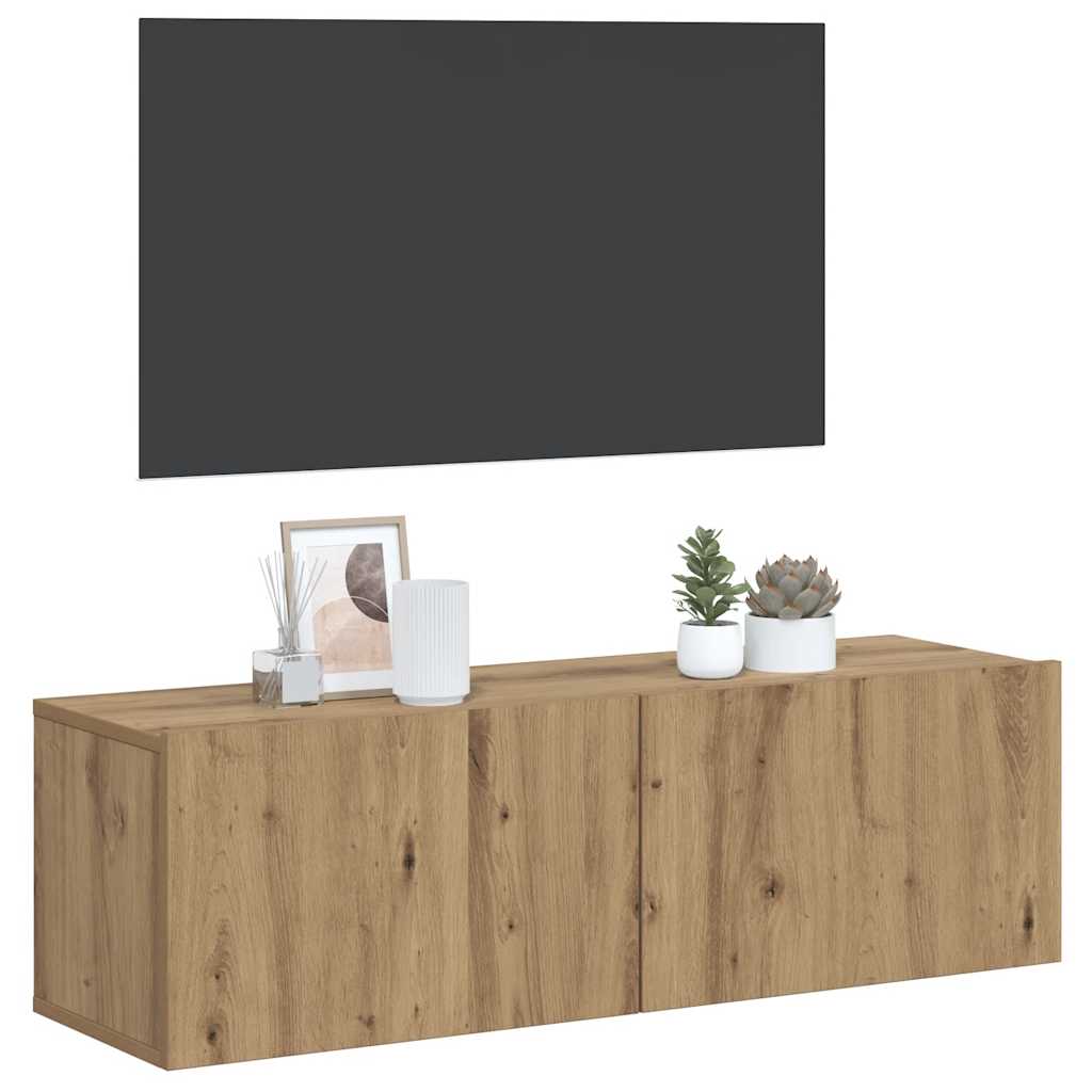 Sienas TV skapītis, artisano, 80x30x30cm, apstrādāta koksne