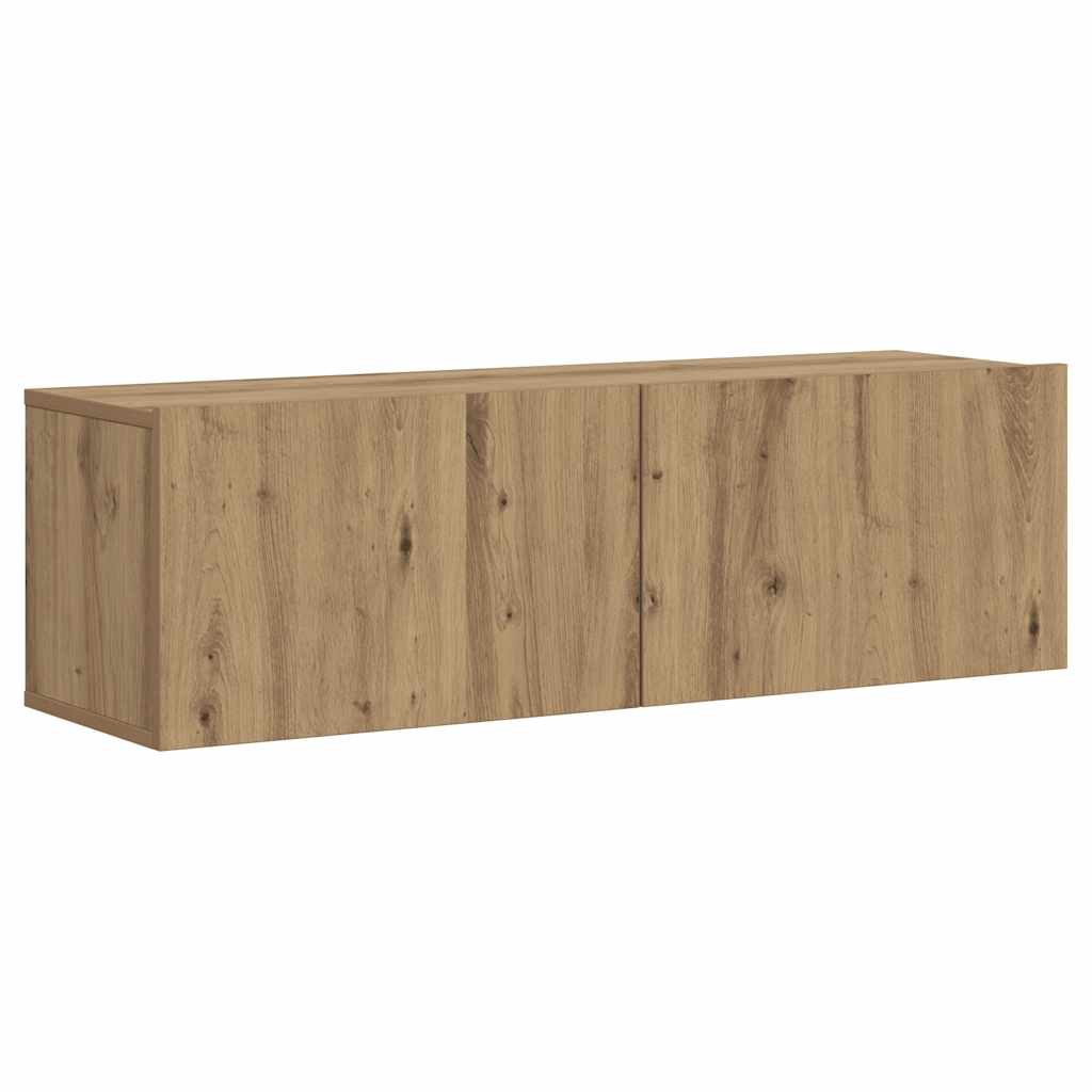 Sieninė TV spintelė, artisano, 100x30x30cm, apdirbta mediena