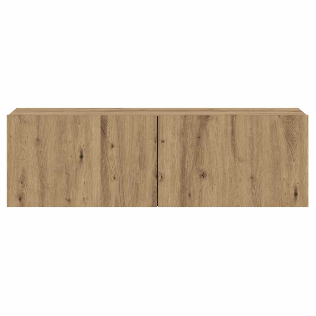 Sieninė TV spintelė, artisano, 100x30x30cm, apdirbta mediena