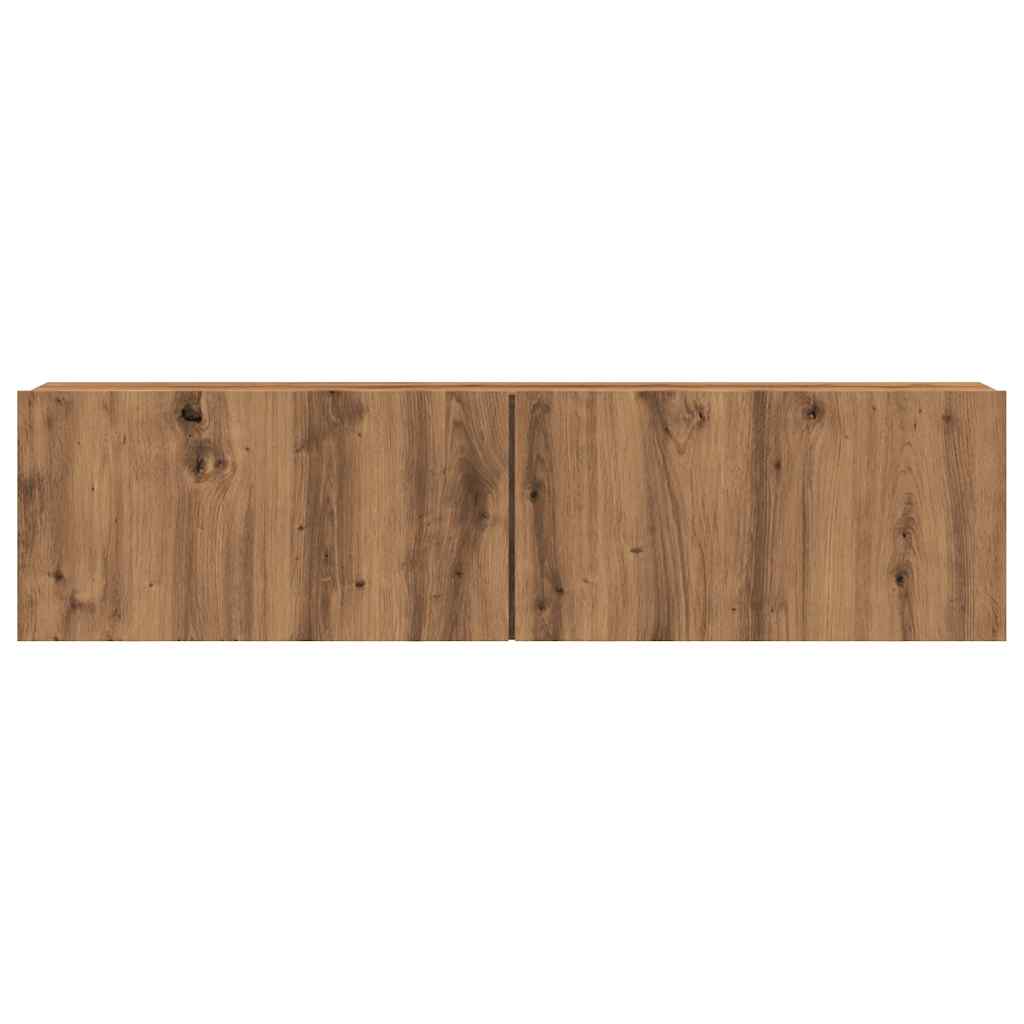 Sieninė TV spintelė, artisano, 120x30x30cm, apdirbta mediena
