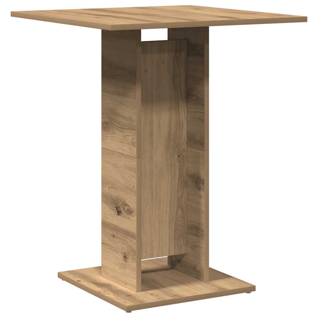 Bistro table, artisan oak, 60x60x75cm, wood