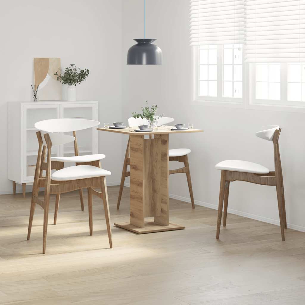 Bistro table, artisan oak, 60x60x75cm, wood