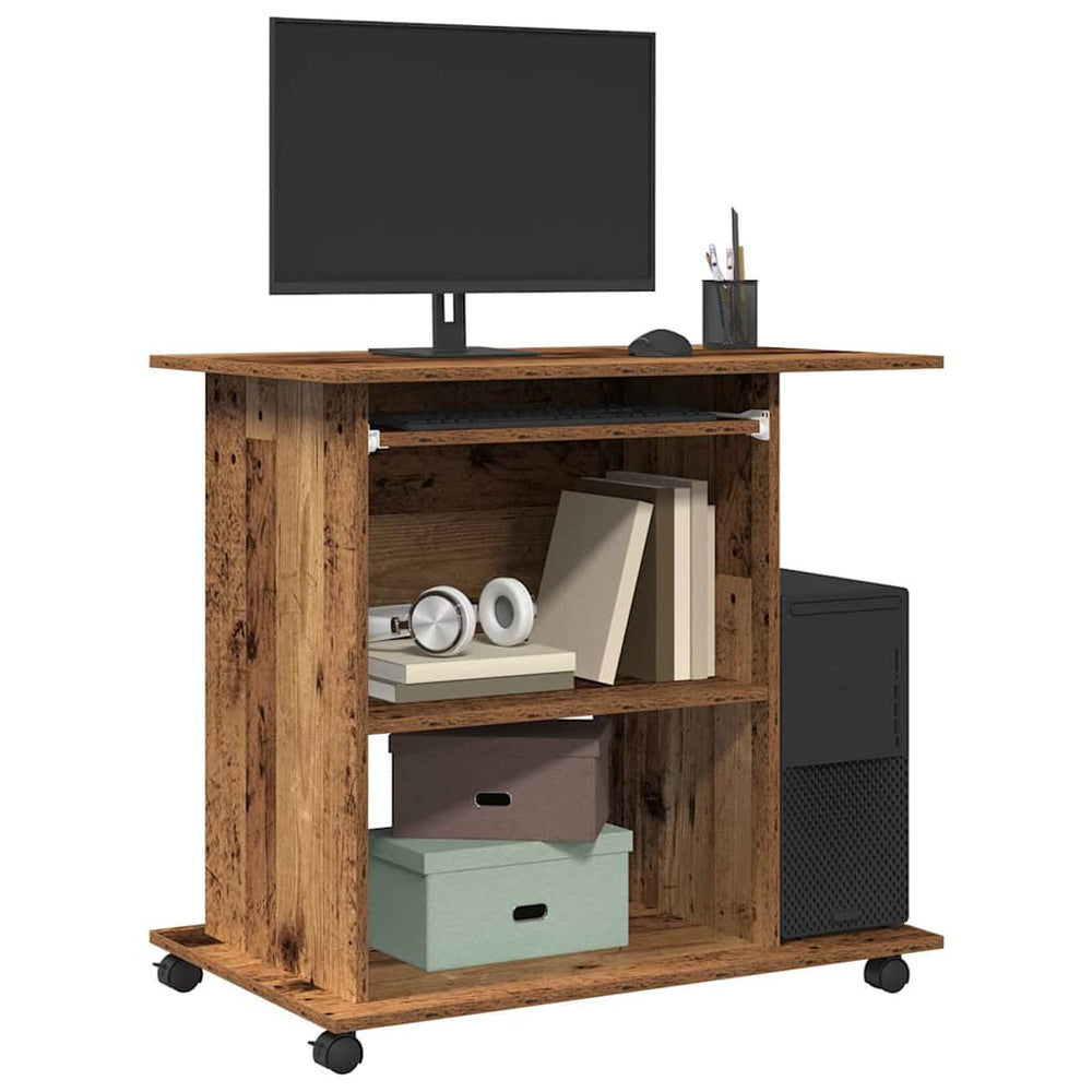Kompiuterio stalas Senas medis 80x50x75 cm Engineered Wood