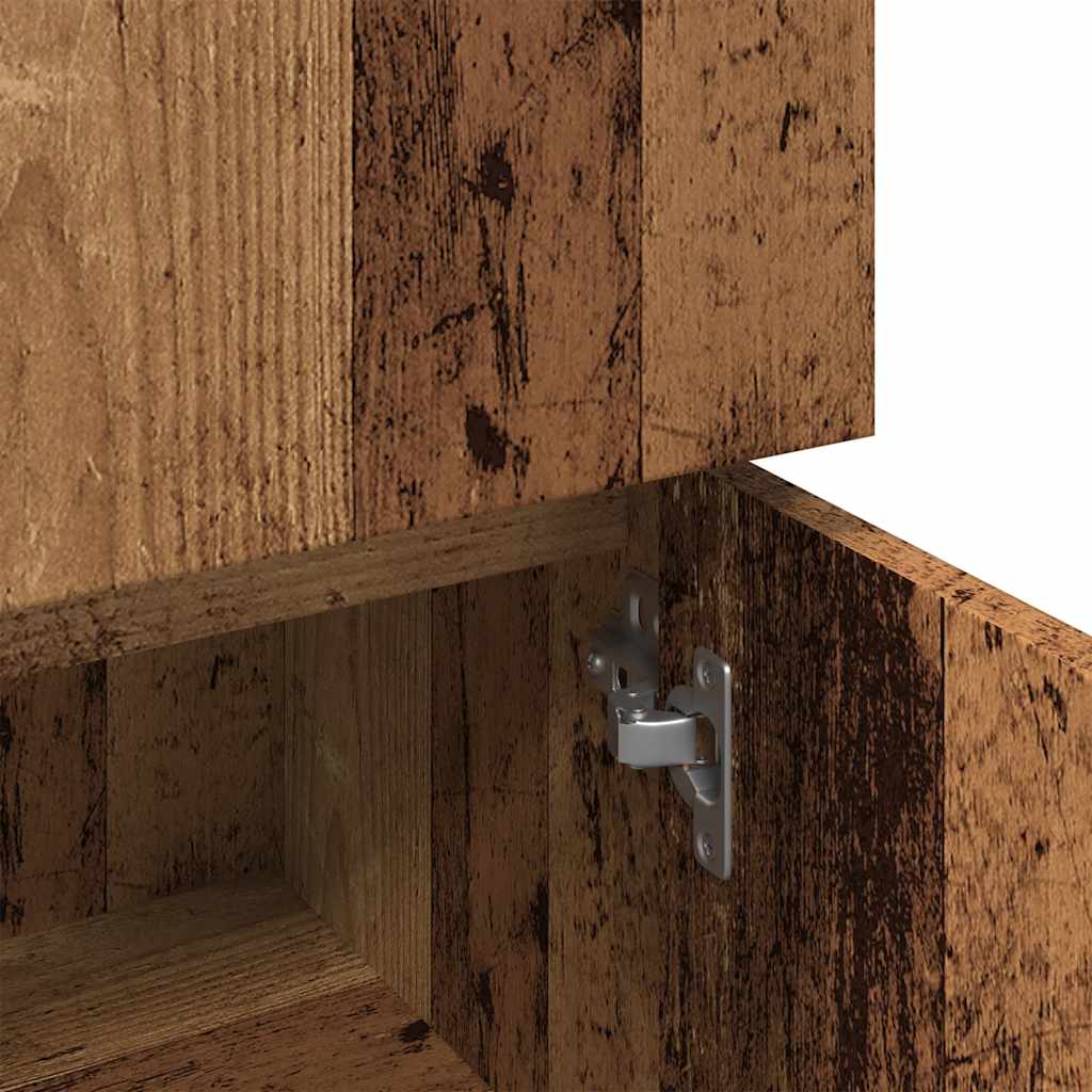 Vonios spintelė Old Wood 30x30x95 cm Engineered Wood