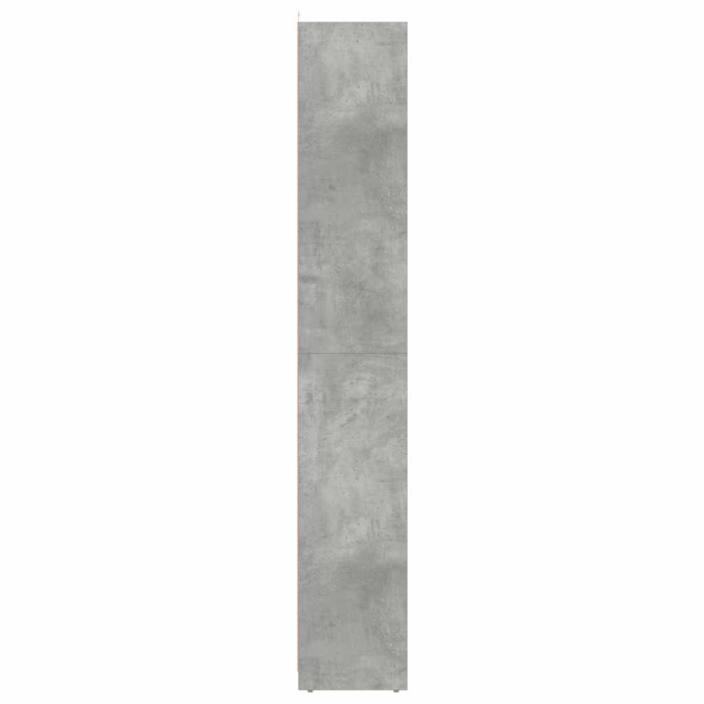 Vonios kambario spintelė, betono pilka, 30x30x183,5cm, MDP