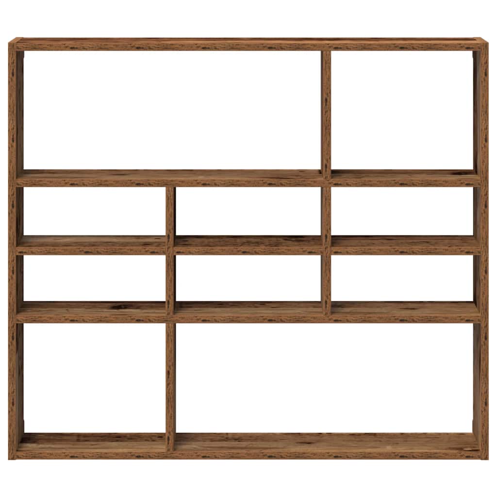 Sieninė lentyna Old Wood 90x16x78 cm Inžinierinė mediena