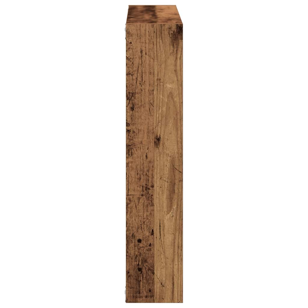 Sieninė lentyna Old Wood 90x16x78 cm Inžinierinė mediena