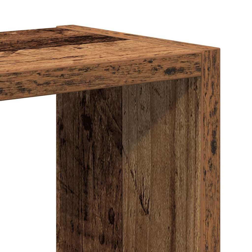 Sieninė lentyna Old Wood 90x16x78 cm Inžinierinė mediena