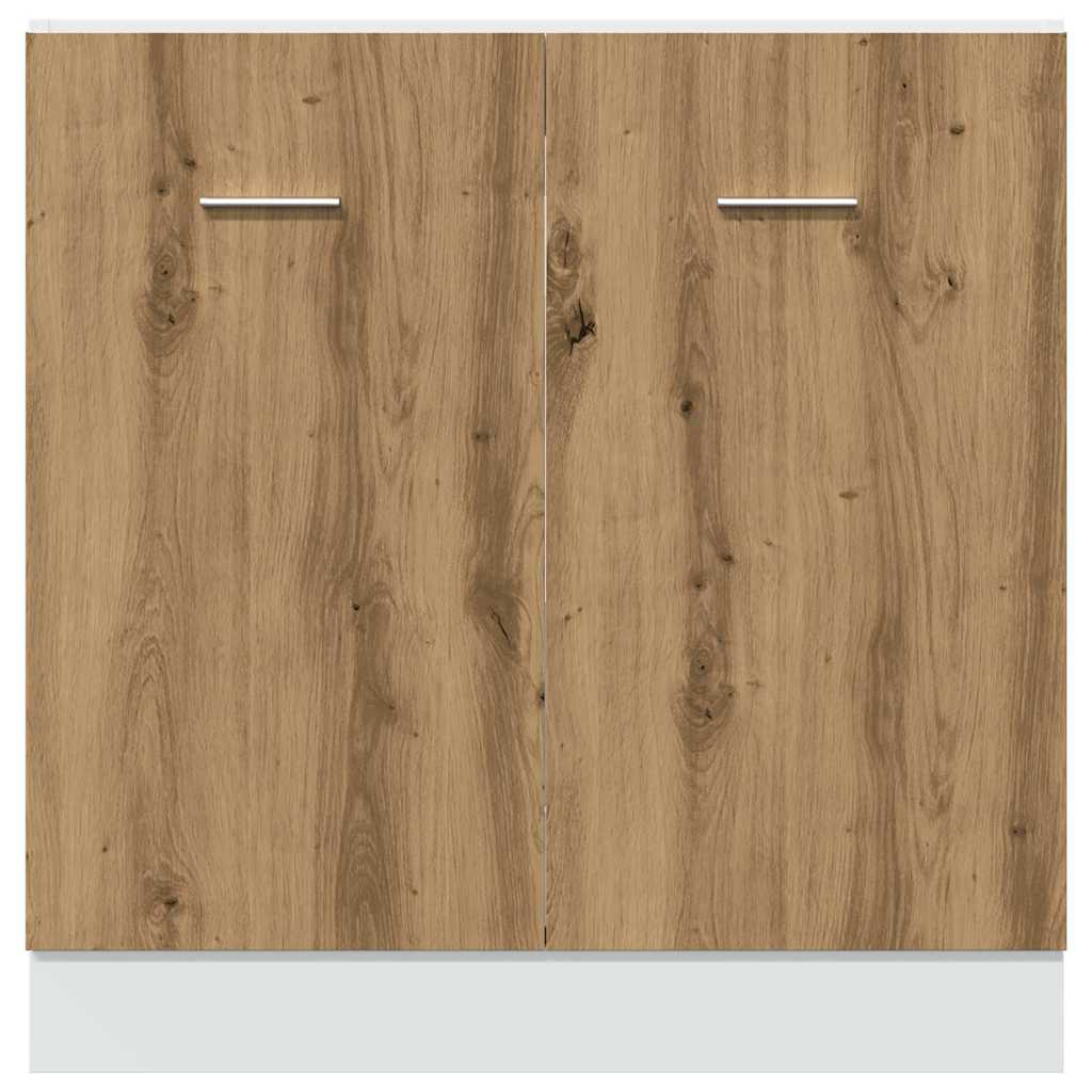 Base cabinet for a sink, "Lyon", artisan, 80x46x81.5cm