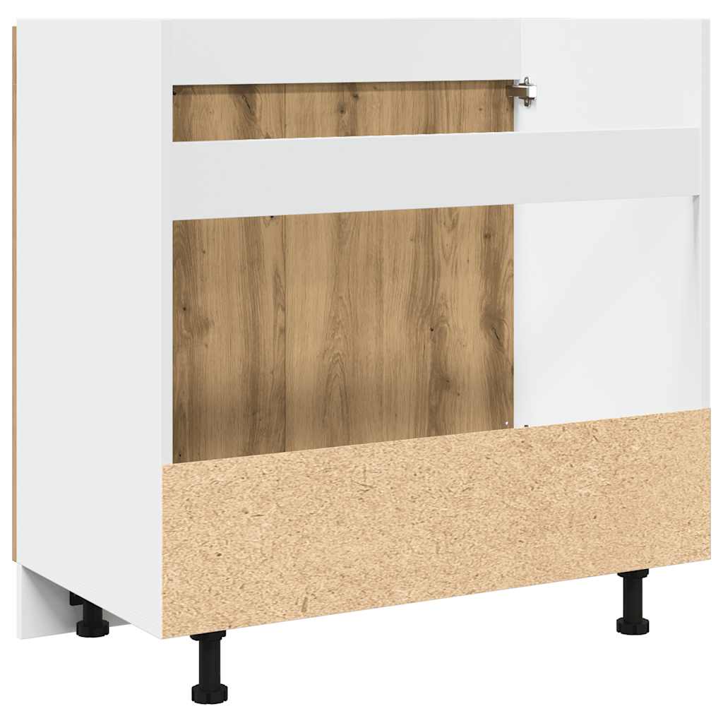 Base cabinet for a sink, "Lyon", artisan, 80x46x81.5cm